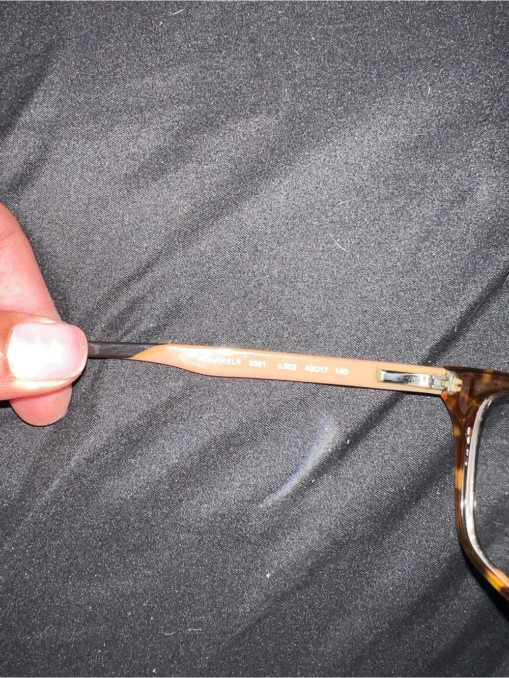 CHANEL Tortoiseshell Square Glasses in Brown and Amber Tones